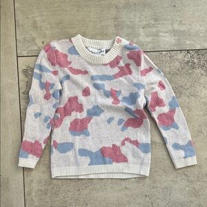 Atelier child camo knit sweater